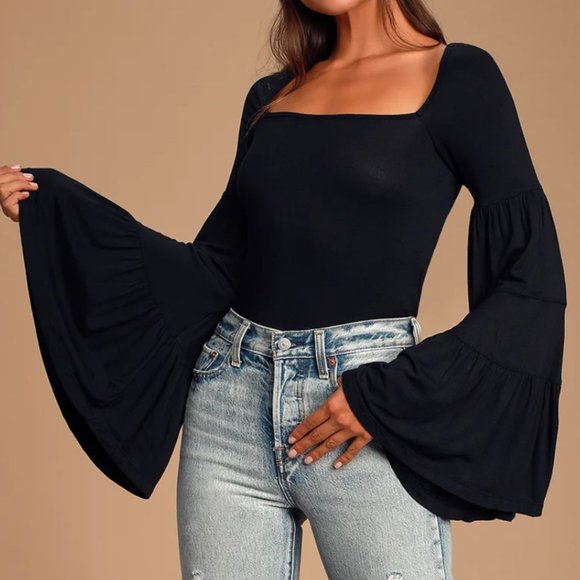 Free People Tops - Free People Babetown Bell Sleeve Top
